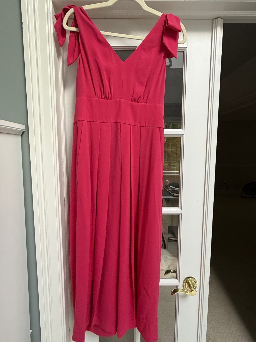 Jumpsuit cropped J Crew sleeveless bow Size 4